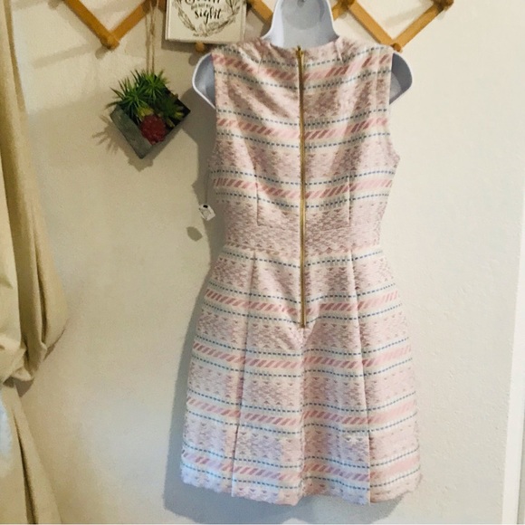 NWT Laundry by Shelli Segal Black Multicolored Tweed Dress Sz 4 - Picture 7 of 12